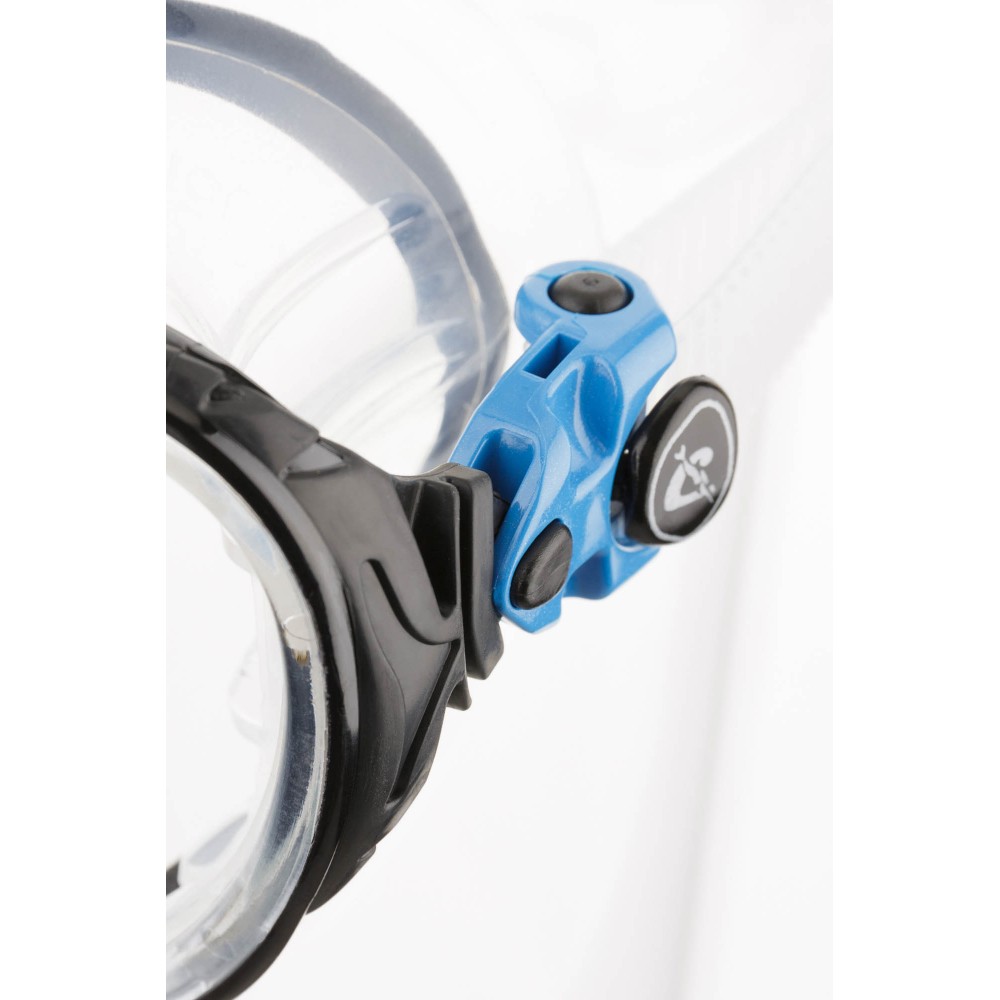 - BIG EYES EVOLUTION MASK SIL CLEAR/FRAME BLUE BLACK