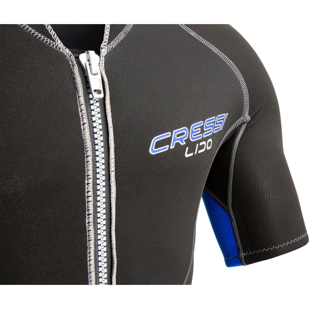 - LIDO MAN SHORTY WETSUIT BLACK/BLUE 2mm M/3