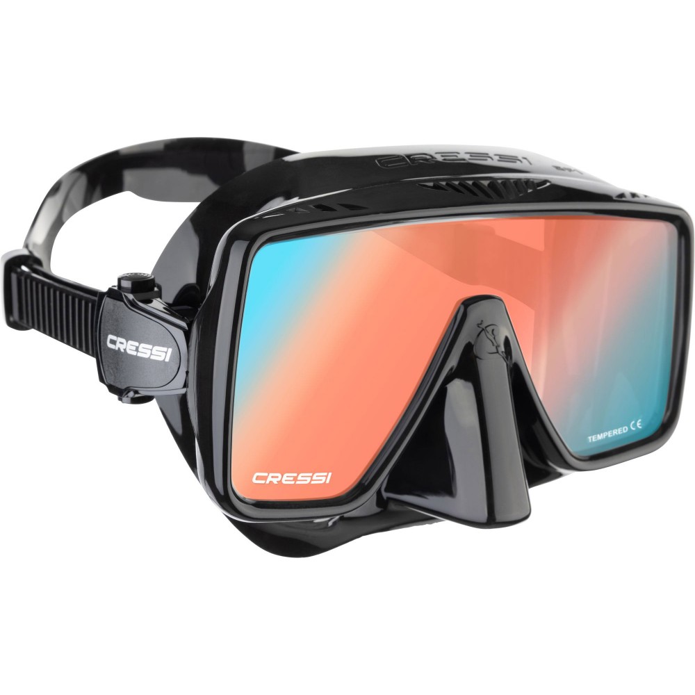 - SF1 MASK BLACK 380 UV BLUE/ORANGE LENSES