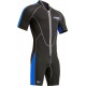 - LIDO MAN SHORTY WETSUIT BLACK/BLUE 2mm M/3