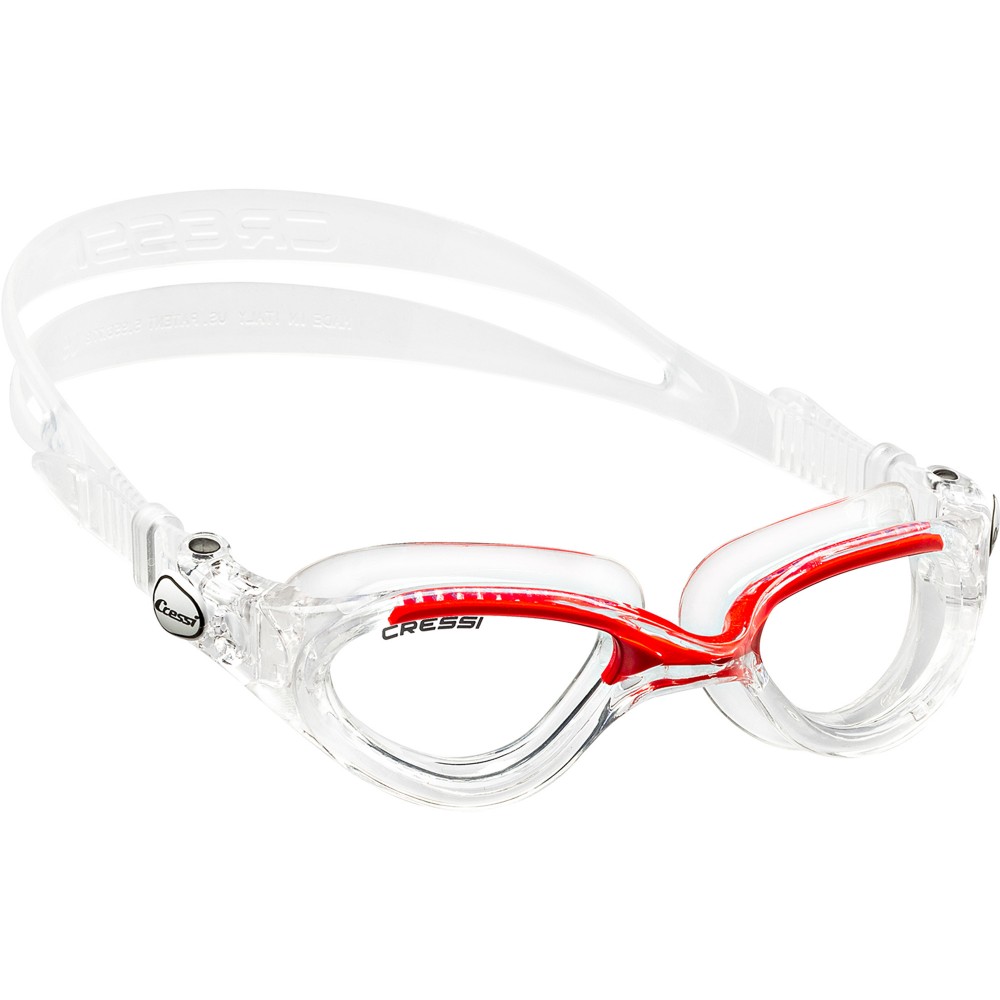 - FLASH GOGGLES CLEAR/FRAME CLEAR RED
