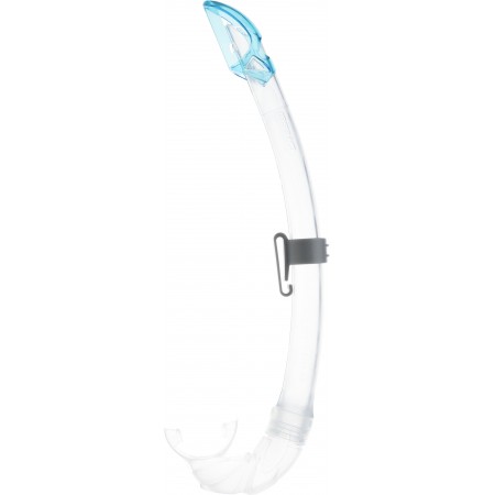 MEXICO SNORKEL SIL. CLEAR/TUBE AQUAMARINE