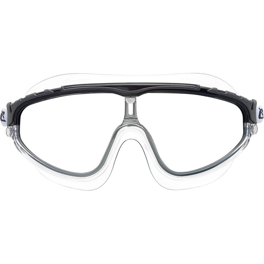 - SKYLIGHT GOGGLES SIL CLEAR/FRAME BLACK GREY MIRRORED LENS