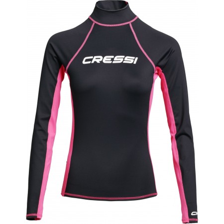 RASH GUARD LADY LONG/SL BLACK/PINK XS/1 (36)
