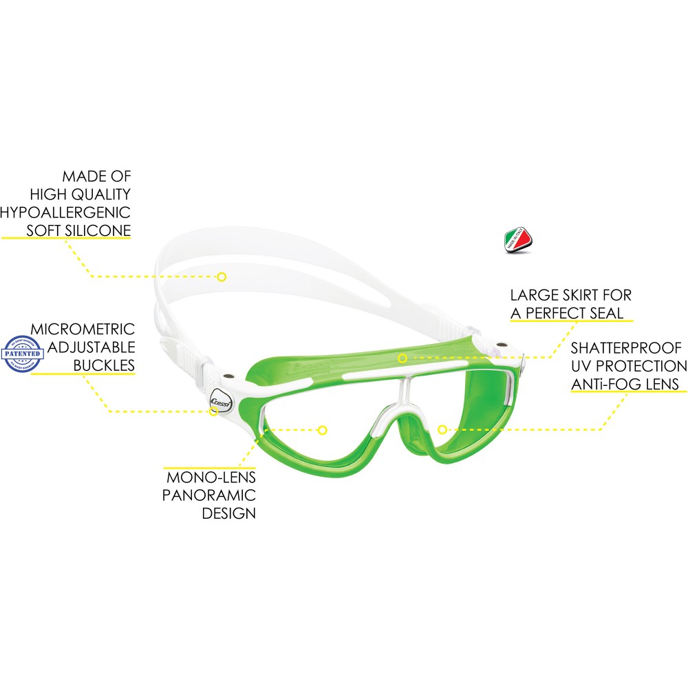 - BALOO KID GOGGLES LIME/FRAME LIME WHITE