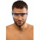 - SKYLIGHT GOGGLES SIL CLEAR/FRAME WHITE BLUE