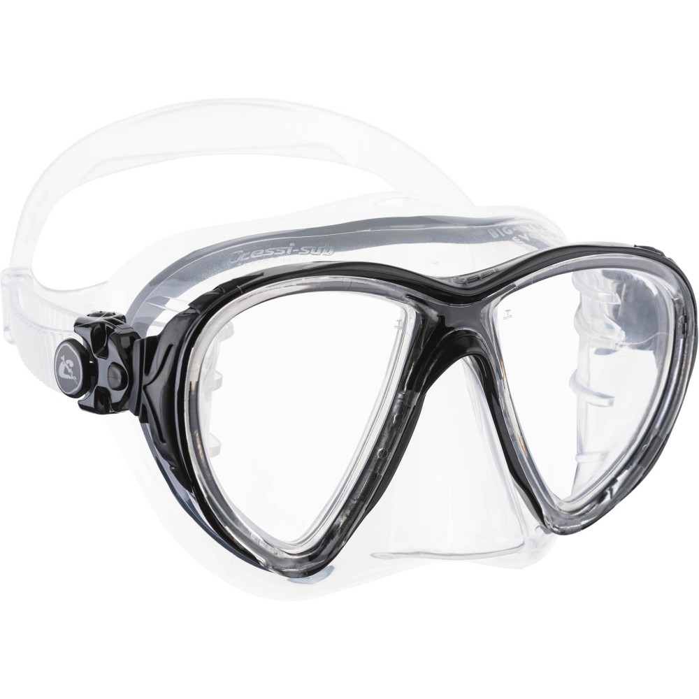 - BIG EYES EVOLUTION MASK SIL CLEAR/FRAME BLACK