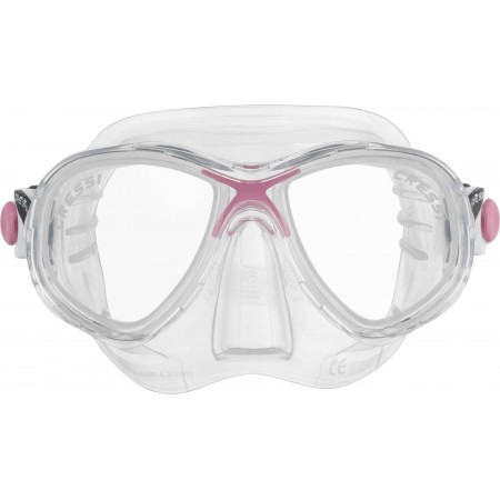 MAREA JR MASK SIL CLEAR PINK