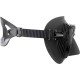 - QUANTUM MASK BLACK/BLACK SPECTRA MIRRORED LENS SILVER