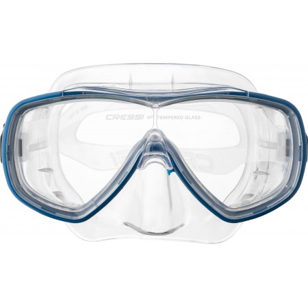 ONDA MASK SIL CLEAR/FRAME BLUE