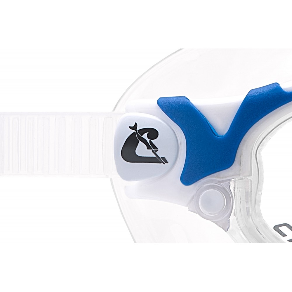 - SKYLIGHT GOGGLES SIL CLEAR/FRAME WHITE BLUE