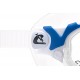 - SKYLIGHT GOGGLES SIL CLEAR/FRAME WHITE BLUE