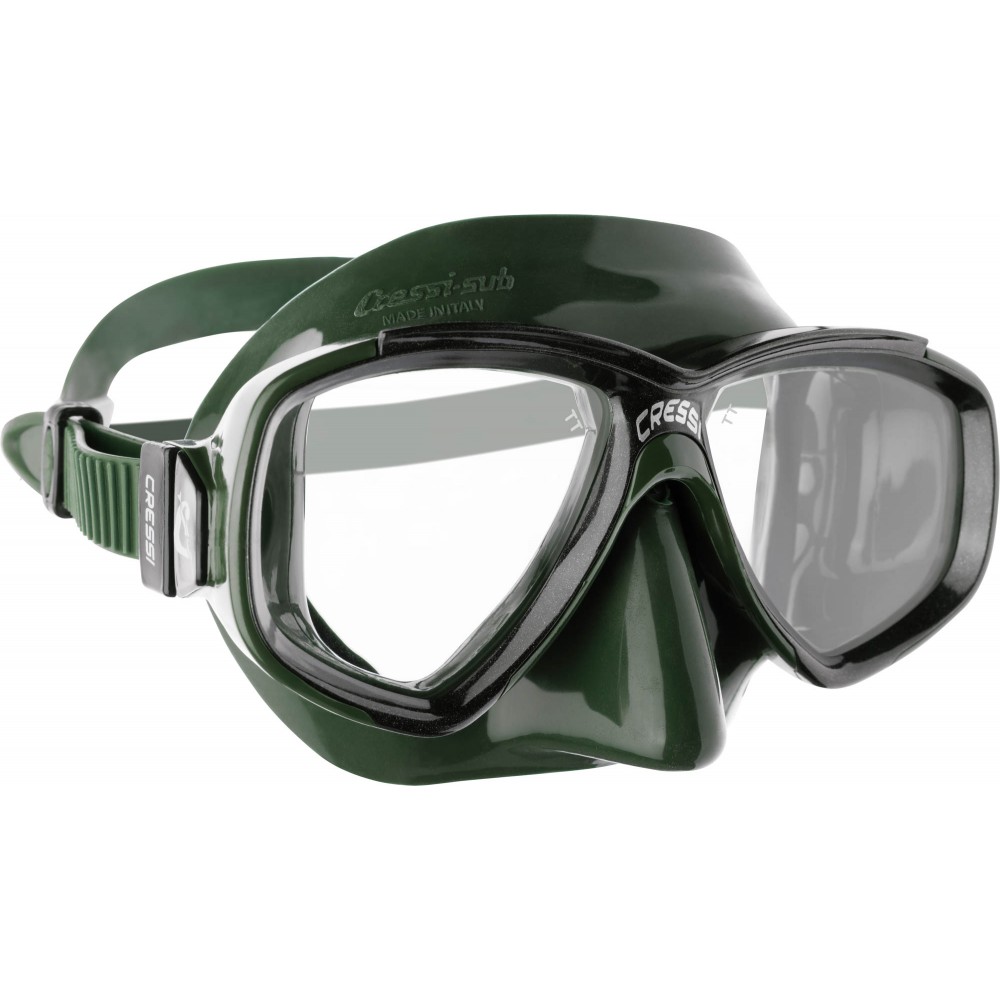 - PERLA MASK SIL GREEN/FRAME BLACK