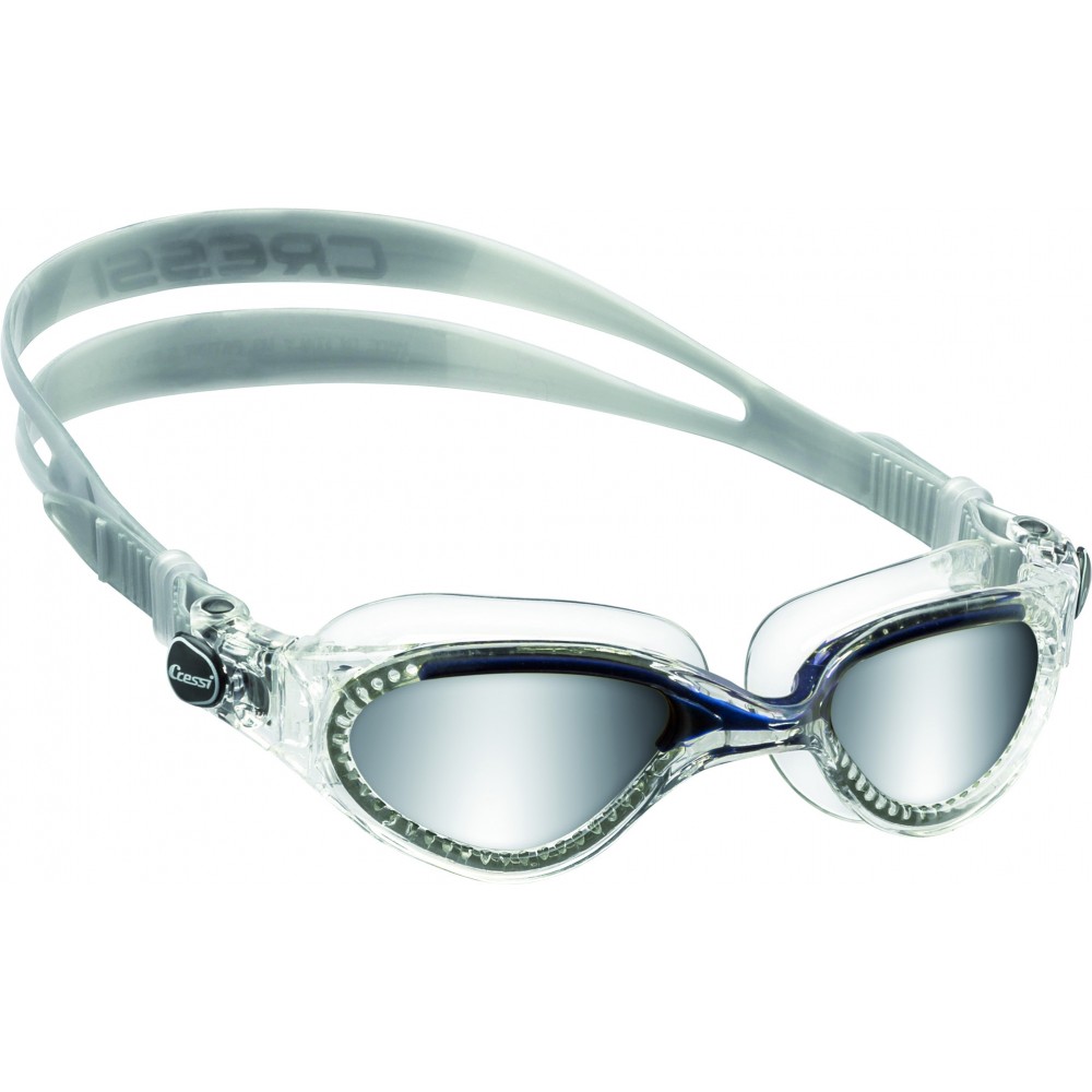 - FLASH GOGGLES CLEAR/FRAME CLEAR BLUE MIRRORED LENS