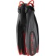 - MAUI FINS DIV-CEN BLACK/RED S/M