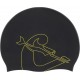 - EDDIE SWIM CAP BLACK/YELLOW