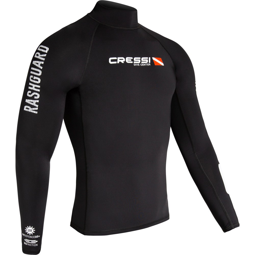 - DIVE CENTER MAN RASH GUARD LONG/SL BLACK L/4 (52)