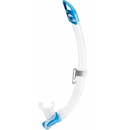 GAMMA SNORKEL SIL. CLEAR/TUBE BLUE