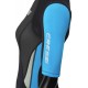 - MED X LADY SHORTY WETSUIT BLACK/LIGHT BLUE/GREY 2.5mm 2XL/6