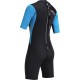 - MED X LADY SHORTY WETSUIT BLACK/LIGHT BLUE/GREY 2.5mm 2XL/6