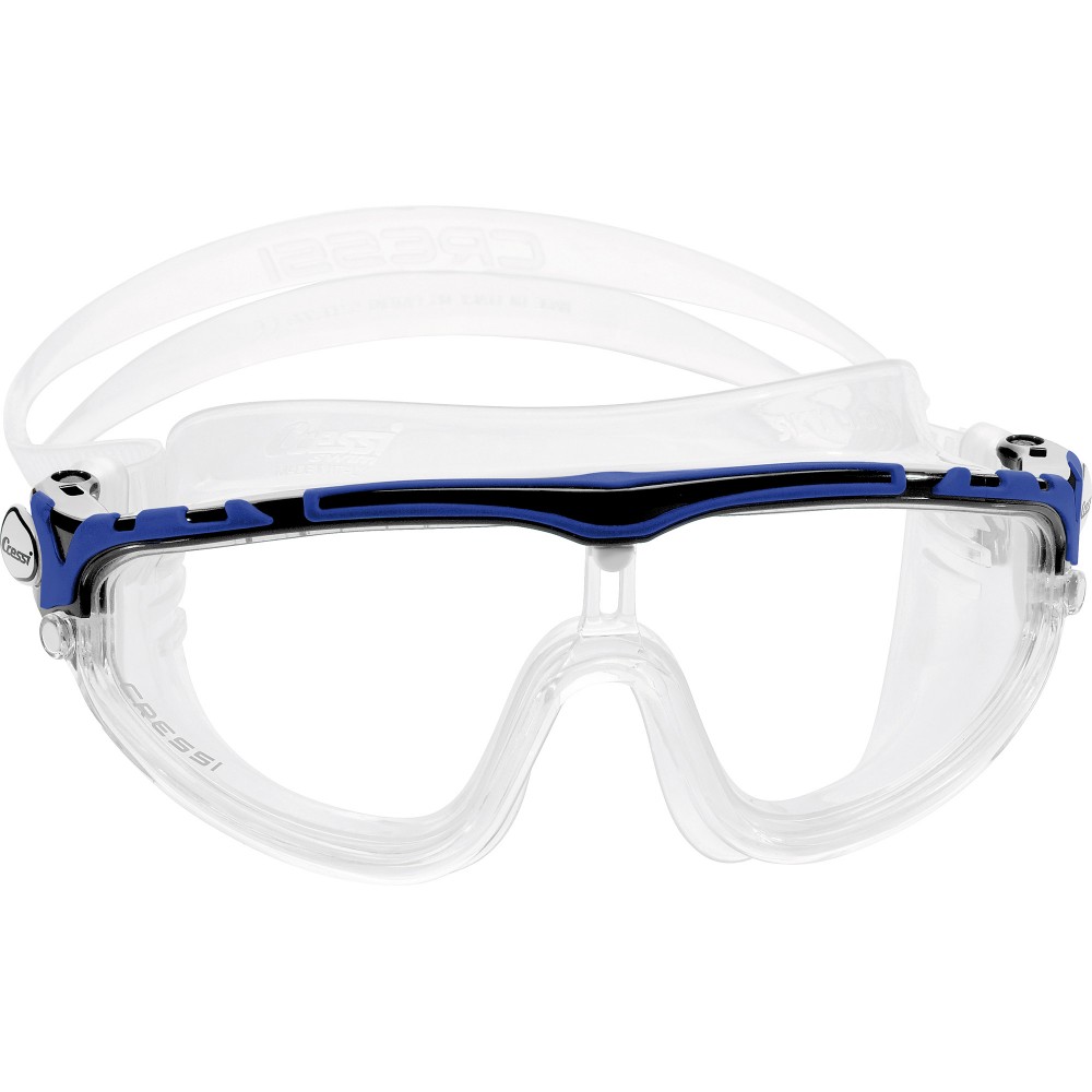 - SKYLIGHT GOGGLES SIL CLEAR/FRAME BLACK BLUE