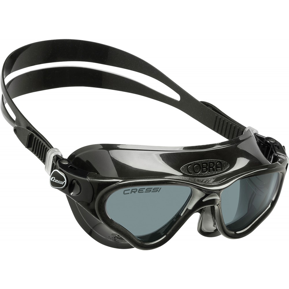 - COBRA XP GOGGLES BLACK/BLACK SMOKED LENS