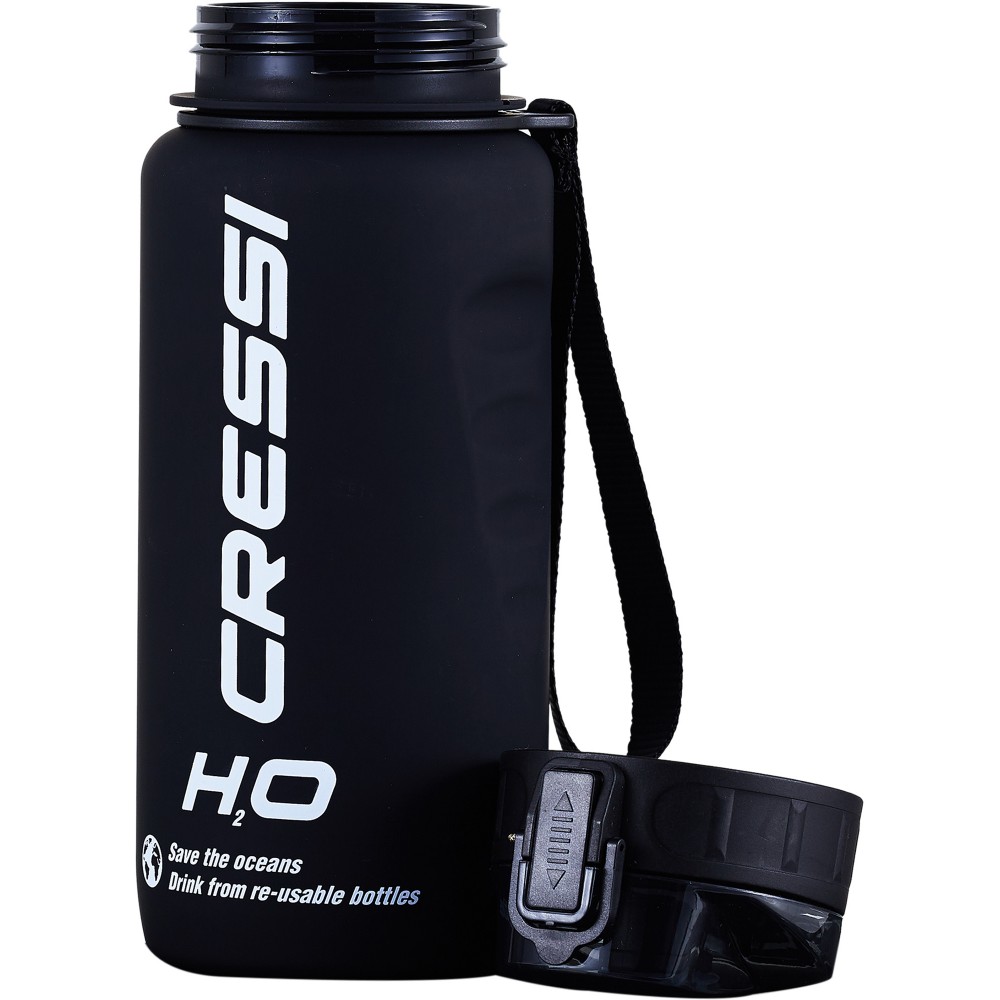 - H2O FROSTED WATER BOTTLE 600 ml BLACK