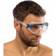 - SKYLIGHT GOGGLES SIL CLEAR/FRAME BLACK BLUE