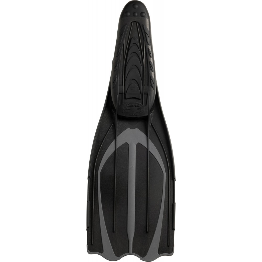 - PLUMA FINS BLACK/SILVER 39/40 (5.5/6.5)