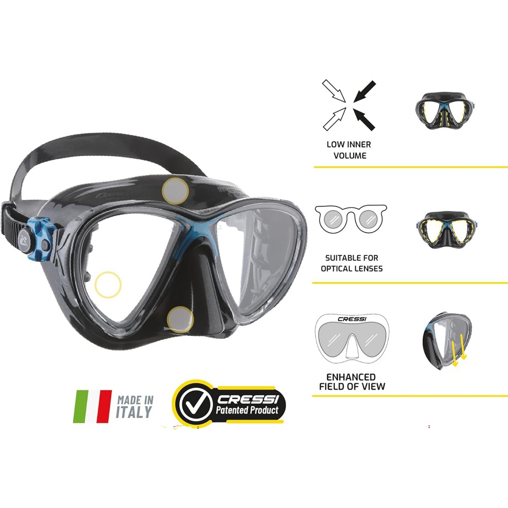 - BIG EYES EVOLUTION+ALPHA UD COMBO BLACK/BLUE