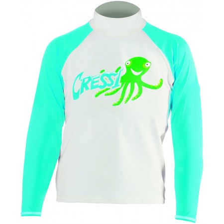 OCTOPUS JR RASH GUARD LONG/SL BLUE Y 8-9