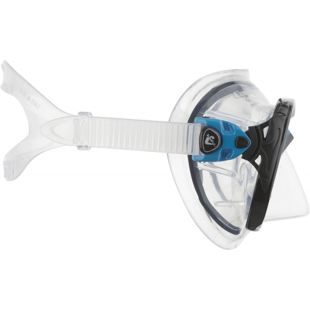 - BIG EYES EVOLUTION MASK SIL CLEAR/FRAME BLUE BLACK
