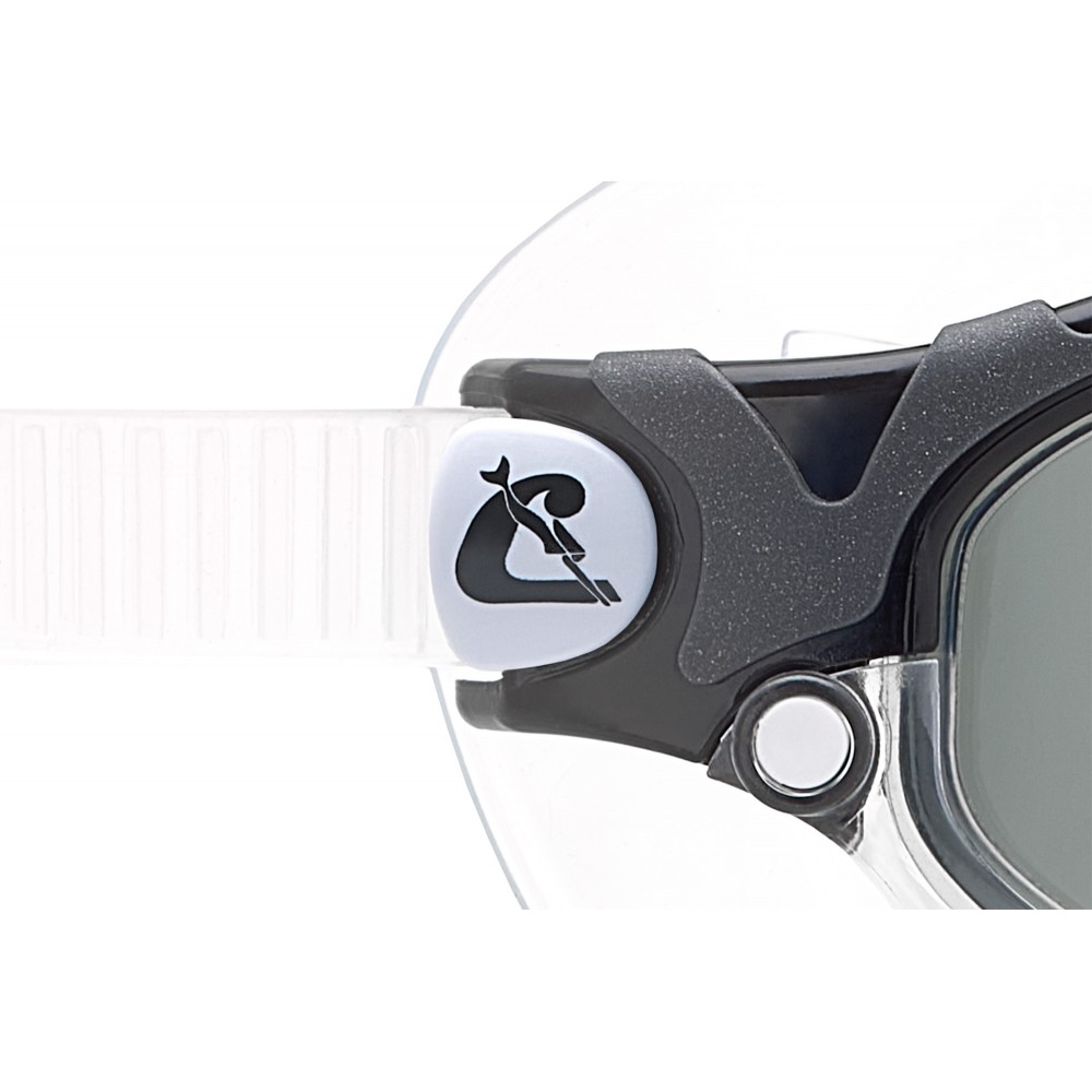 - SKYLIGHT GOGGLES SIL CLEAR/FRAME BLACK GREY MIRRORED LENS