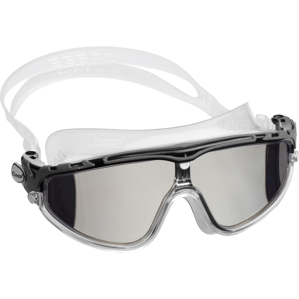 - SKYLIGHT GOGGLES SIL CLEAR/FRAME BLACK GREY MIRRORED LENS