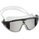 - SKYLIGHT GOGGLES SIL CLEAR/FRAME BLACK GREY MIRRORED LENS