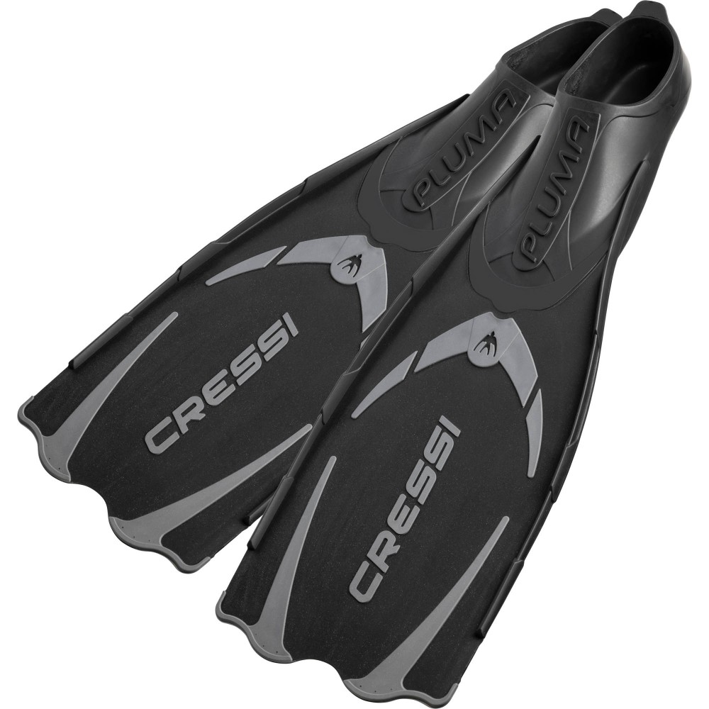- PLUMA FINS BLACK/SILVER 39/40 (5.5/6.5)
