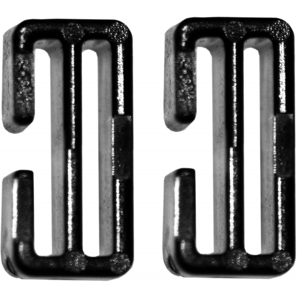 - MASK STRAP LOOP LARGE BLACK (2pcs)