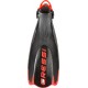 - MAUI FINS DIV-CEN BLACK/RED S/M