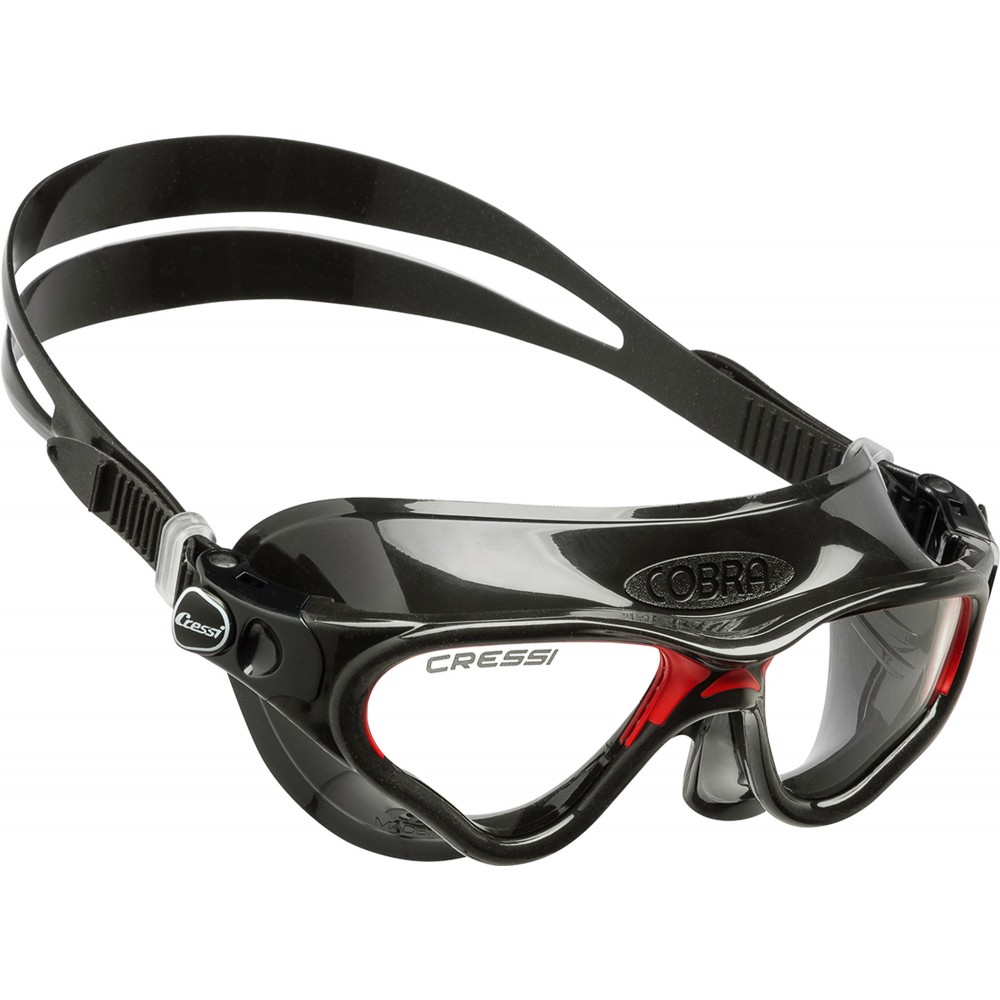 - COBRA XP GOGGLES BLACK/BLACK/RED