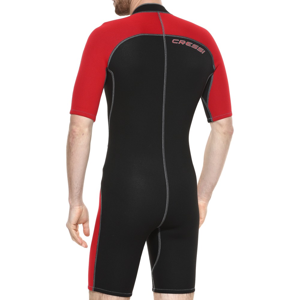 - LIDO MAN SHORTY WETSUIT BLACK/RED 2mm XL/5